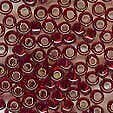 Ruby Glass Pony Beads - Size 8/0 (3mm)