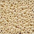 Cream Glass Pony Beads - Size 8/0 (3mm)