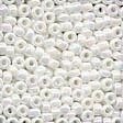 White Opal Glass Pony Beads - Size 8/0 (3mm)