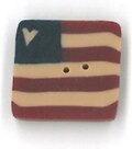 Small Folk Art Square Flag