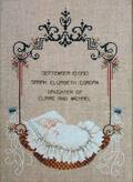 Baby In A Basket - Cross Stitch Pattern