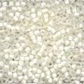 Frosted White Beads - Size 11/0 (2.5mm)