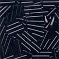 Black Bugle Beads - 6mm Long
