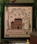 Weeping Tree Sampler - Cross Stitch Pattern