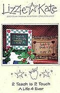 2 Teach is to Touch - Cross Stitch Pattern