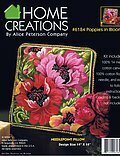 Poppies In Bloom Pillow - Needlepoint Kit