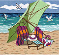 Bluebirds and Morning Glories - Needlepoint Kit
