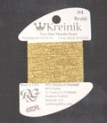Gold Hi Lustre (002HL) #4 Braid