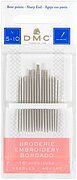 DMC Embroidery Hand Needles - Sizes 5-10, 15 per package