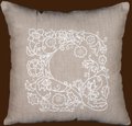 Romance Vine Pillow Cover - Candlewicking Embroidery Kit