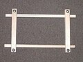 Split Rail Scroll Frame - 4.5" x 9"