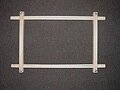 Split Rail Scroll Frame - 8.5" x 18"