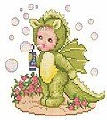 Dragon Baby - Cross Stitch Pattern