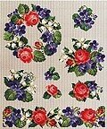 Roses and Violets Series 1 - Cross Stitch Pattern
