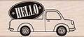 Hello Delivery - Rubber Stamp