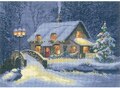 Christmas Cottage (John Clayton) - Cross Stitch Pattern