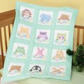 Peek-A-Boo Nursery Quilt Blocks - Stamped Cross Stitch Kit