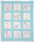 Farm Animals Nursery Quilt Squares - Embroidery Kit