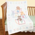 Baby Blocks Crib Quilt Top - Cross Stitch Kit
