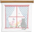 Cat In The Window Wall Quilt - Embroidery Kit