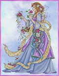 Lady Rose - Cross Stitch Pattern