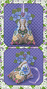 3 Violets Humbug & Embellishments - Cross Stitch Pattern