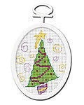 Retro Tree Mini - Beginner Cross Stitch Kit