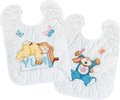 Sleepy Bunnies Bibs (2) - Stamped Cross Stitch Kit