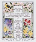 John 3:16-17 - Cross Stitch Kit