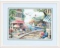 Cafe by the Sea - Cross Stitch Kit