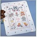 Babies Are Precious Crib Cover Stamped Cross Stitch Kit