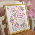 Princess Birth Record - Cross Stitch Kit