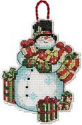 Snowman Christmas Ornament - Cross Stitch Kit