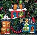 Holiday Homes Christmas Ornaments - Felt Applique Kit