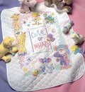 Cute Or What? Baby Quilt Stamped Cross Stitch Kit
