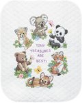 Baby Animals Quilt Stamped Cross Stitch Kit