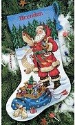 Checking His List Stocking - Cross Stitch Kit