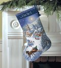 Sleigh Ride at Dusk Stocking - Cross Stitch Kit