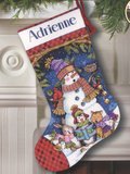 Cute Carolers Stocking - Cross Stitch Kit