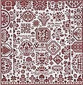 Scarlet Ribands - Cross Stitch Pattern