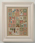 Winter Alphabet w/embellishments - Cross Stitch Pattern