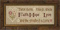Faith, Hope, Love Inspiration Boxer - Cross Stitch Kit