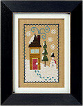 Snow House - 6 Fat Men Series - Cross Stitch Pattern