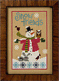 Snow Friends - 6 Fat Men Series - Cross Stitch Pattern