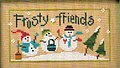 6 Snow Belles - Frosty Friends - Cross Stitch Pattern