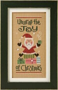 Unwrap the Joy Santa 2012 - Cross Stitch Pattern