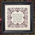 Be Not Forgetful - Cross Stitch Pattern