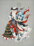 Winter White Santa - Mirabilia Cross Stitch Pattern