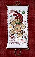 Sweet Greetings Gingerbread - Cross Stitch Kit