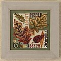 Fall Leaves - Cross Stitch Kit